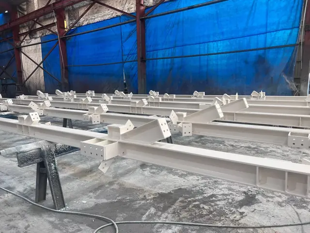 Çelik konstrüksiyon elemanları – kumlama ve boya, Abuşoğulları İzmir (55)