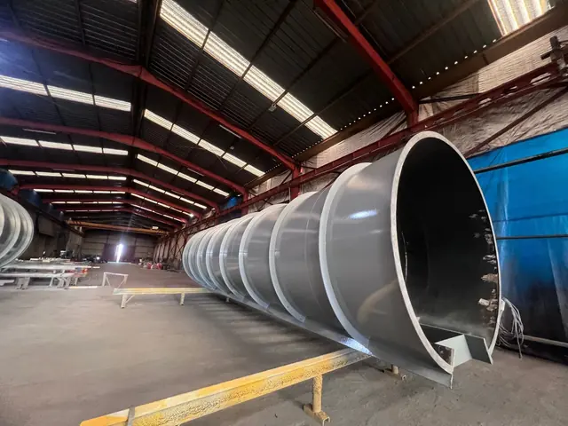 Enerji santrali kanal gövdesi – kumlama ve koruyucu boya, Abuşoğulları İzmir (1)