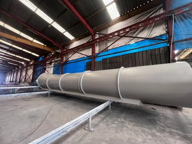 Enerji santrali kanal gövdesi – kumlama ve koruyucu boya, Abuşoğulları İzmir (13)