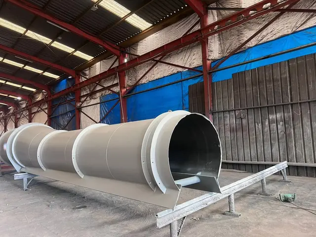 Enerji santrali kanal gövdesi – kumlama ve koruyucu boya, Abuşoğulları, Pancar OSB İzmir (15)