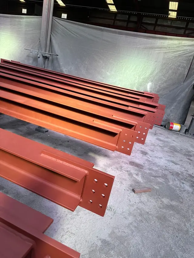Galvanizli çelik profil – süpürme kumlama ve galvaniz üzeri boya, Abuşoğulları, Pancar OSB İzmir (6)