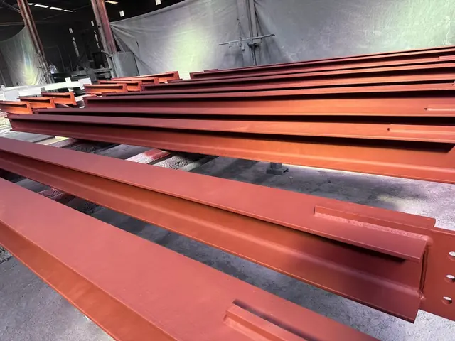 Galvanizli çelik parça – süpürme kumlama ve galvaniz üzeri boya, Abuşoğulları İzmir (7)