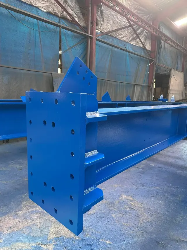 Galvanizli çelik profil – süpürme kumlama ve galvaniz üzeri boya, Abuşoğulları İzmir (10)